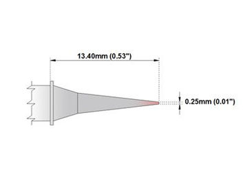 Bouts de soudure fins micro de la forme OKI STTC-090, STTC-190 et STTC-890