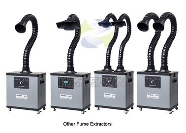 Extracteur intelligent de vapeur de soudure avec le système d'extraction de vapeur de l'affichage numérique 200W